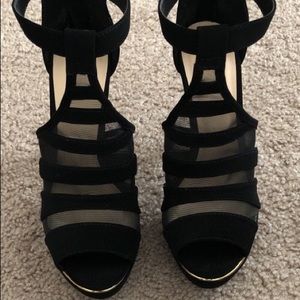 Black Strappy Heels